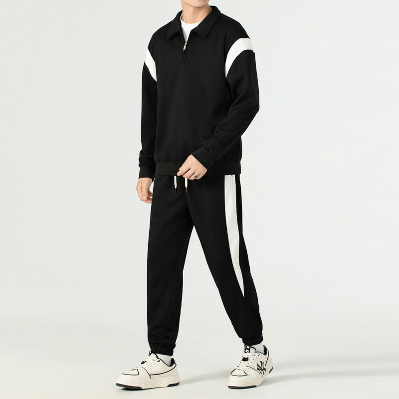 Unisex Korean Style Slim Pullover Top In Polyester