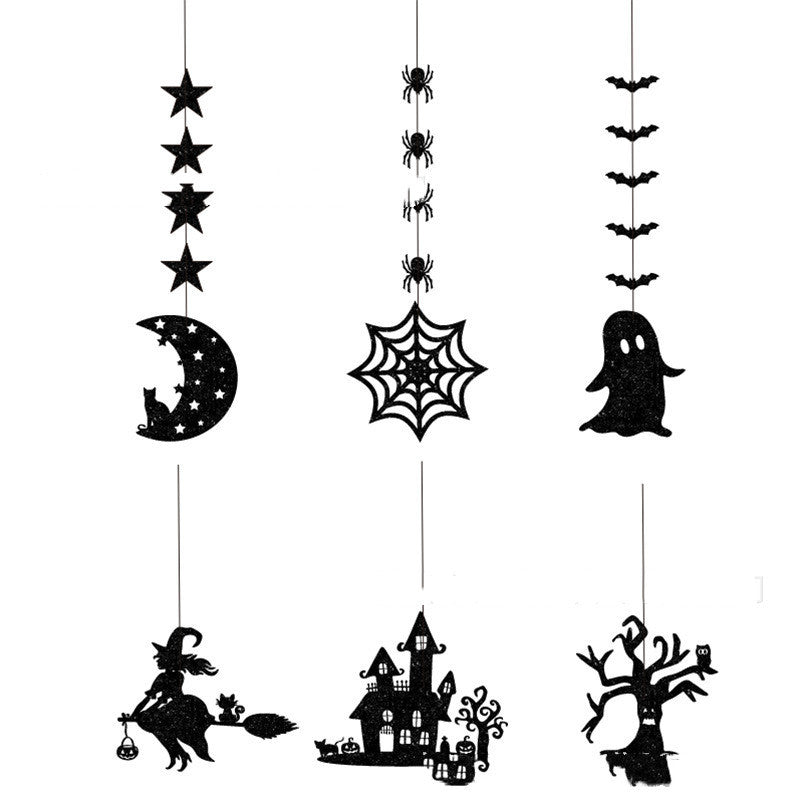 Halloween Decoration Garland Hanging Spider Female