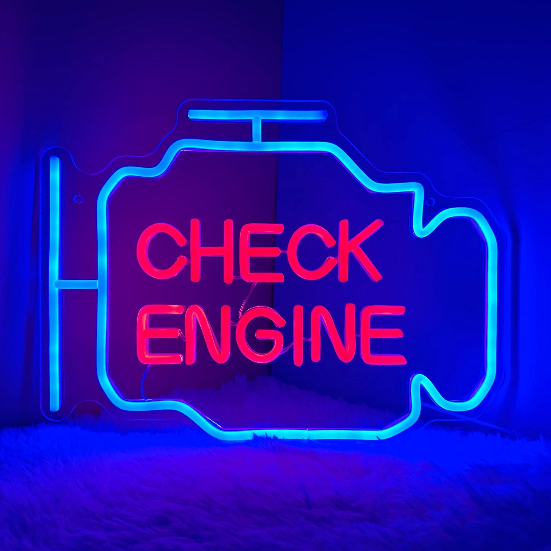 Engine Car Repair Personalized Picture LED Decoration
