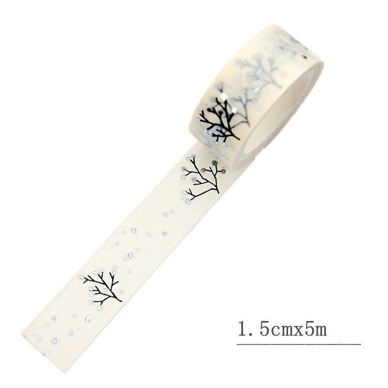 Christmas and New Year Japan Paper Tape – Decorative Washi Tape for Holiday Crafts