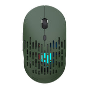 Wireless Charging Mouse With Hole And Hollow Luminous Computer Portable Mouse