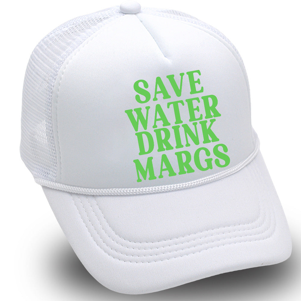 Save Water Ink Margs Printed Baseball Cap
