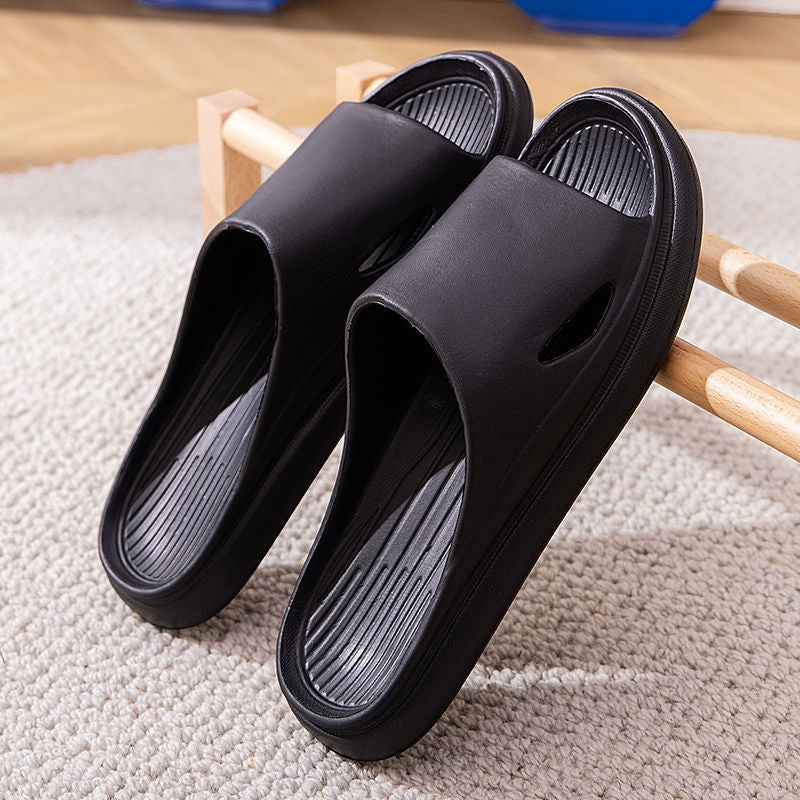 Mens Cotton Slippers Regular Fit Non Slip Indoor Bath
