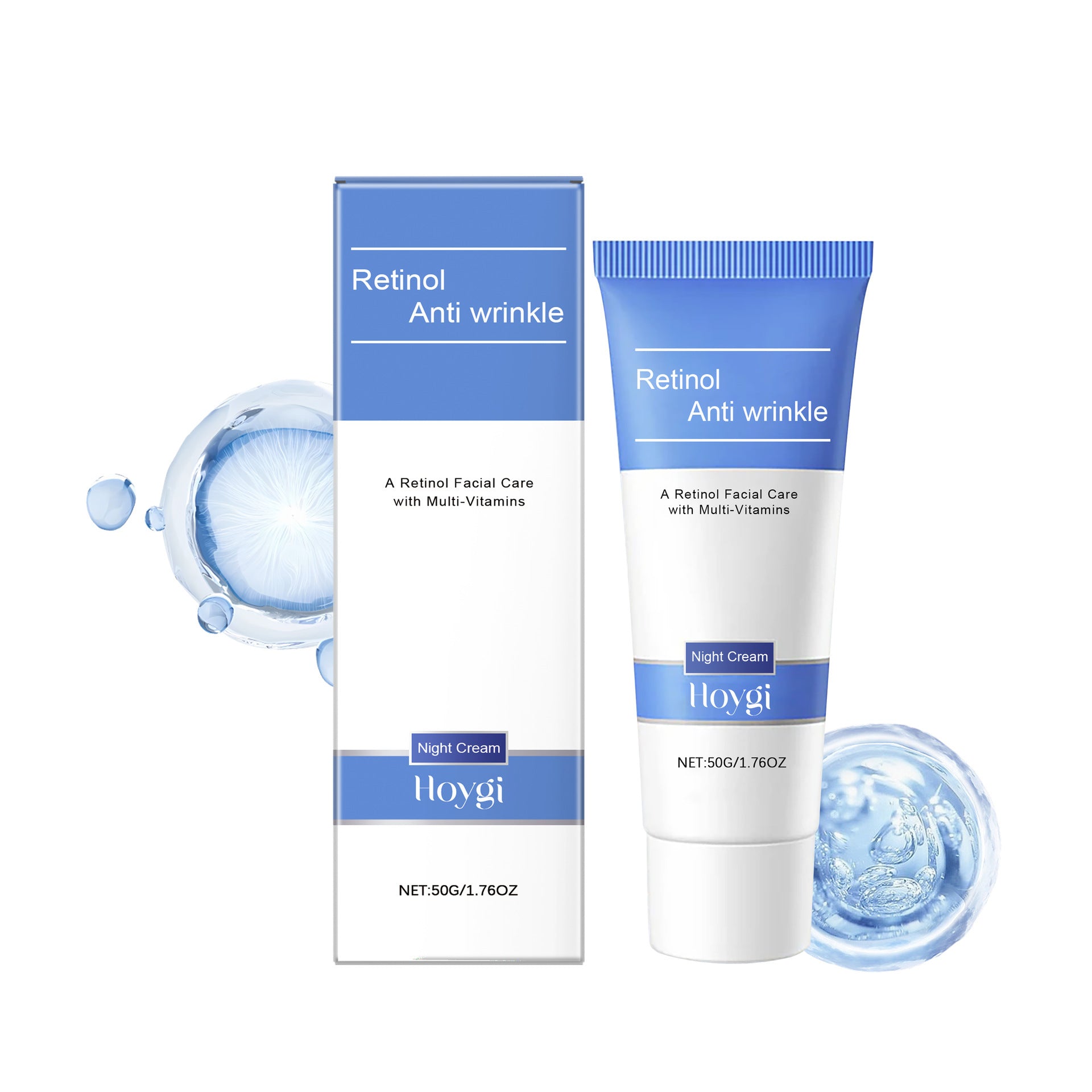 Hydrating Nourishing Brightening Facial Skin Elastic Moisturizing Night Skin Care Cream