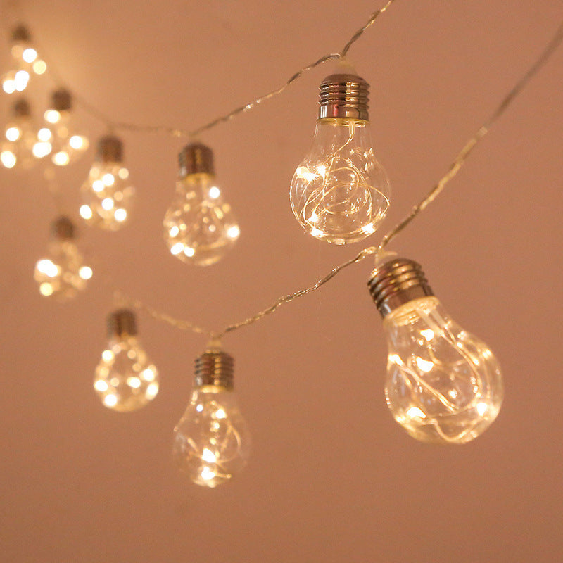 Outdoor Garden Courtyard Decoration Waterproof LED Bulb Light String