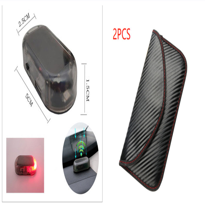 Solar Anti-Theft Warning Light – Simulation LED Flashing Car Security Lamp