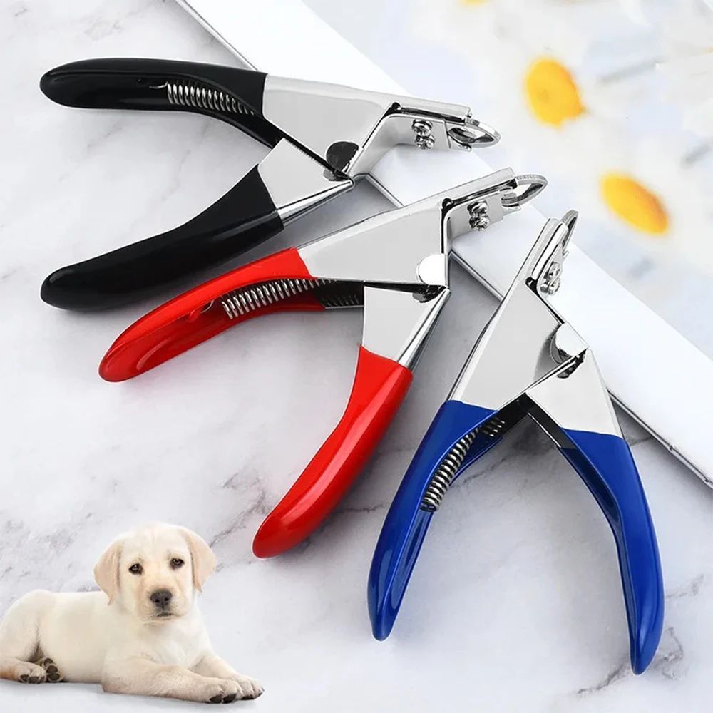 Dog Nail Cutter Type U Word False Tips Professional Nail Clippers Straight Edge Cutters Manicure Pliers Guillotine Nail Capsule