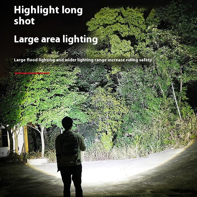 Mountain Bike Night Riding Lights Can Be Formal Mounted Lifting Aluminum Alloy Far And Near Light Lumen TPYE-C