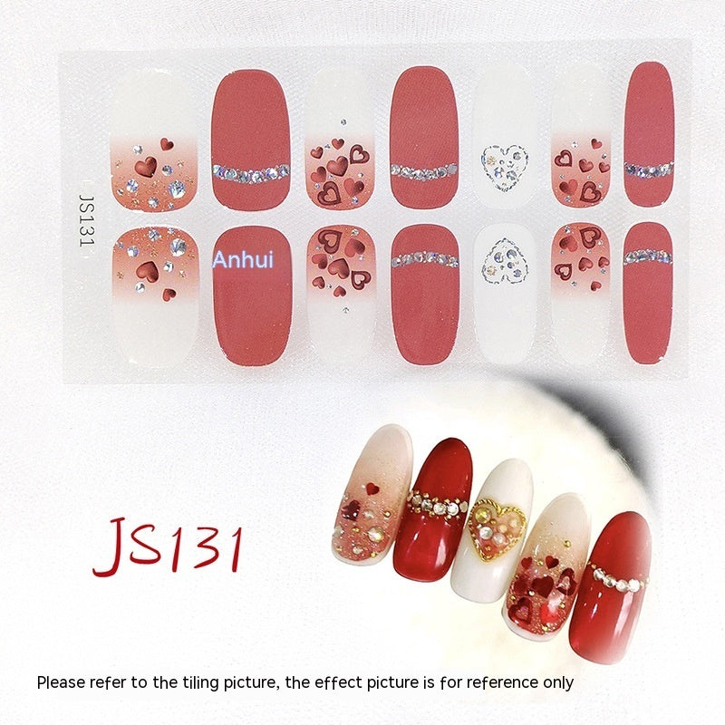 Three-dimensional Craft Crystal Nail Oil Film Crystal Glass Nail Sticker