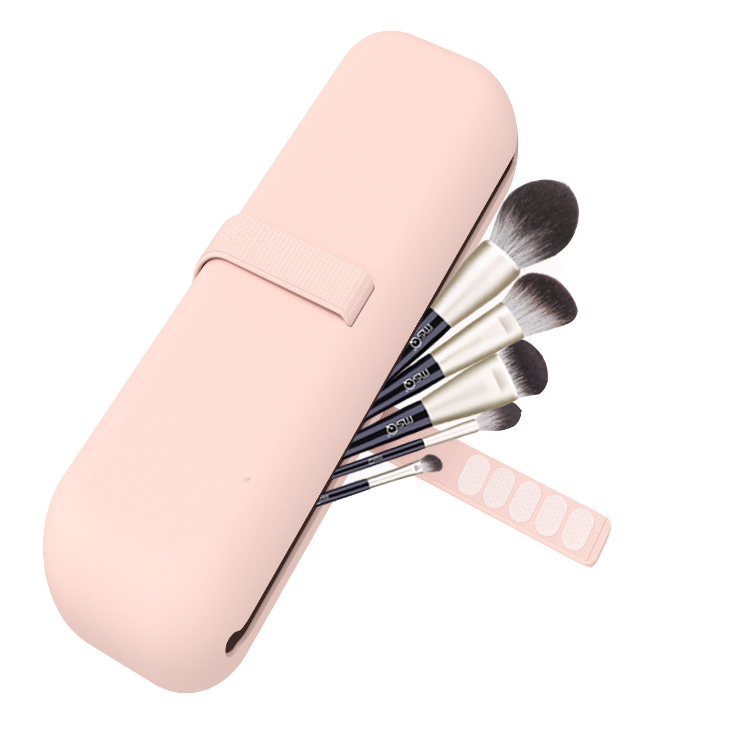 Travel Makeup Brush Bag – Portable Multifunctional Makeup Kit Organizer