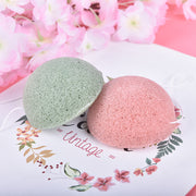 Konjac Facial Cleansing Sponge – Bamboo Charcoal Deep Clean Exfoliator