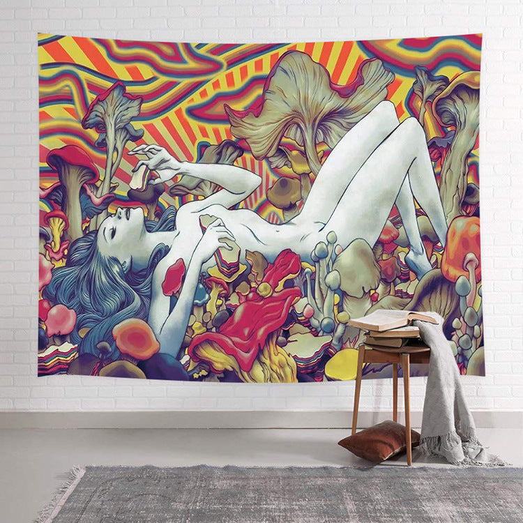 Home Decoration Psychedelic Background Cloth