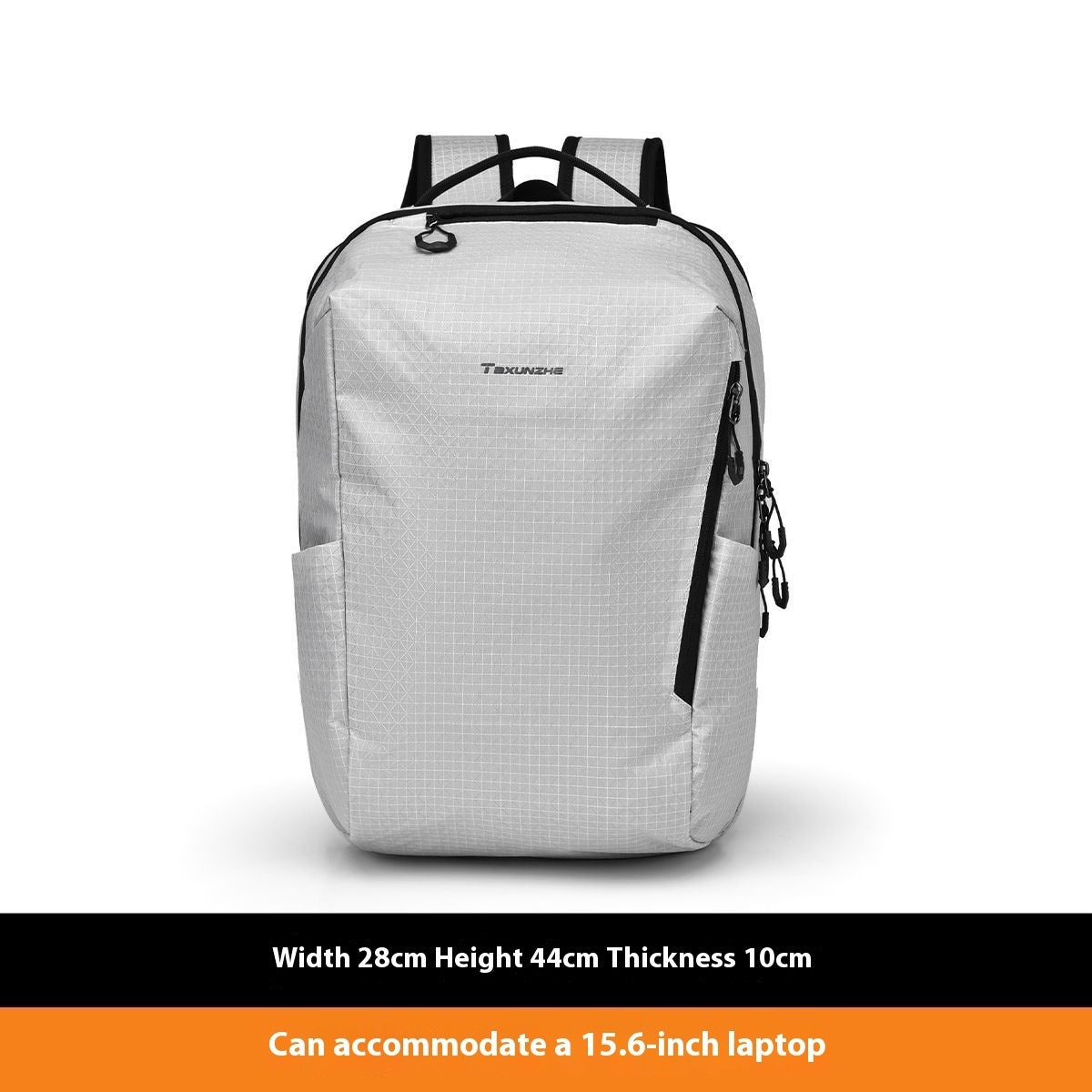 Unisex Compact Solid Oxford Cloth Backpack Waterproof 18L