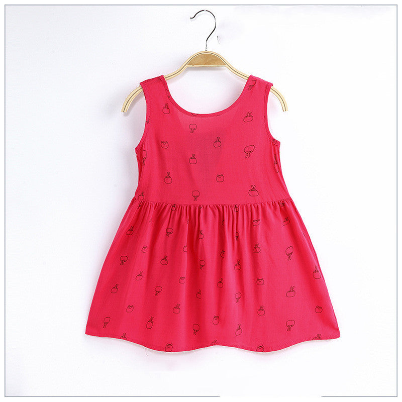 Sleeveless Vest Children's Dress
