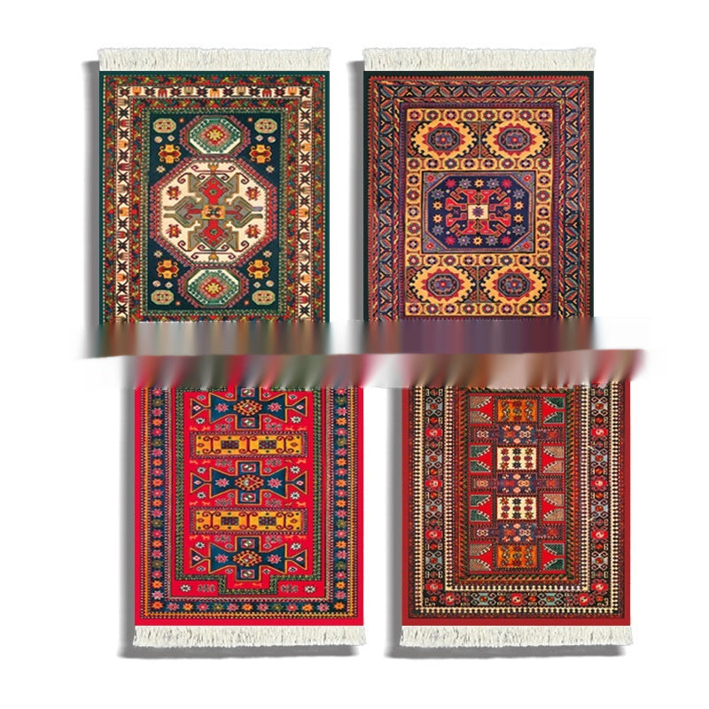 4 Sets Of Carpet Drinks Heat Insulation Coaster