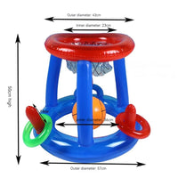 Blue Red Basketball Stand