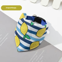 Striped Mango Saliva Towel