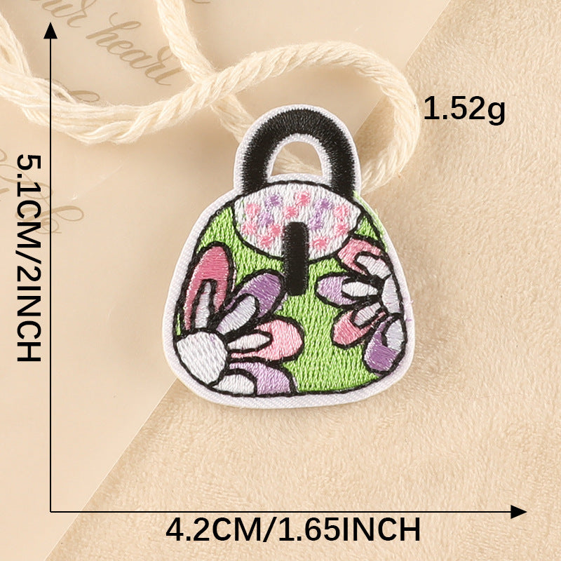 Computer Embroidery Label Patch – Small Badge for Clothing and Accessories