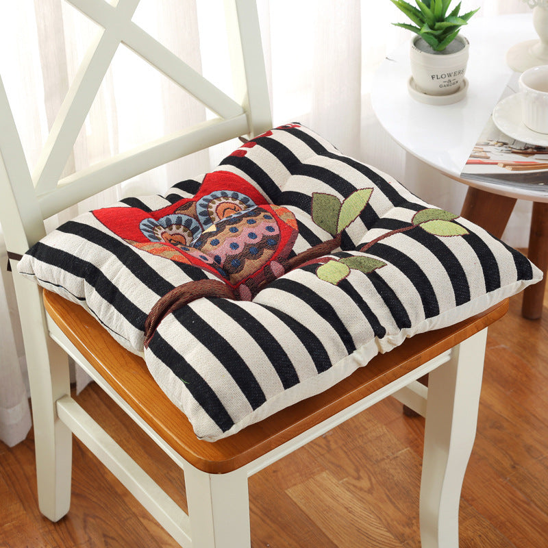 Thickened Non-slip Chair Cushion Tatami Children's Heightened Dining Chair Cushion Solid Wood Stool Car Seat Cushion