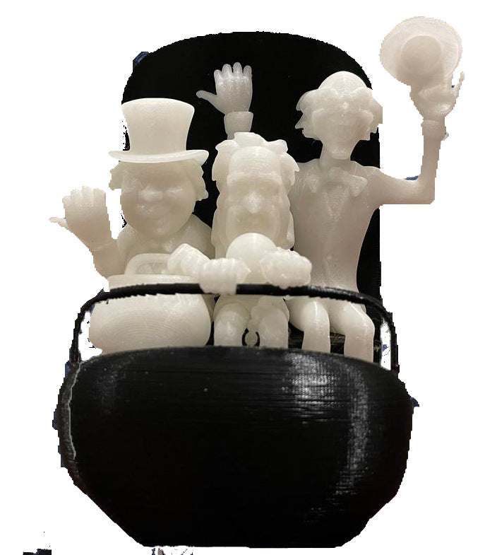 Ghost Resin Luminous Ornaments Creative Funny Solar Halloween