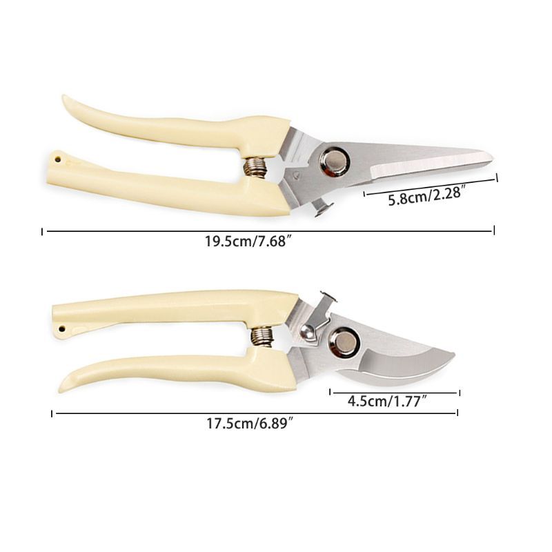 Stainless Steel Fruit Tree Gardening Pruning Branches Garden Labor-saving Flower Pruning Shears Household Strong Shears
