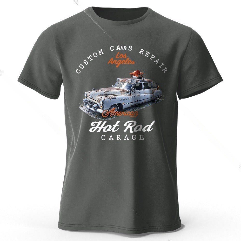 Car Club Patch Print Unisex T-shirt