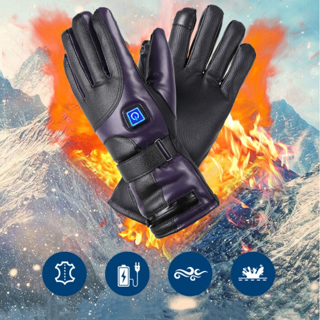 Full Finger Warm Waterproof Motorcycle Gloves – Outdoor Heating