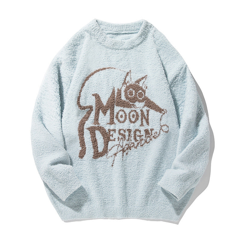 Men And Women Autumn And Winter New Couple Loose Pullover American Sweater
