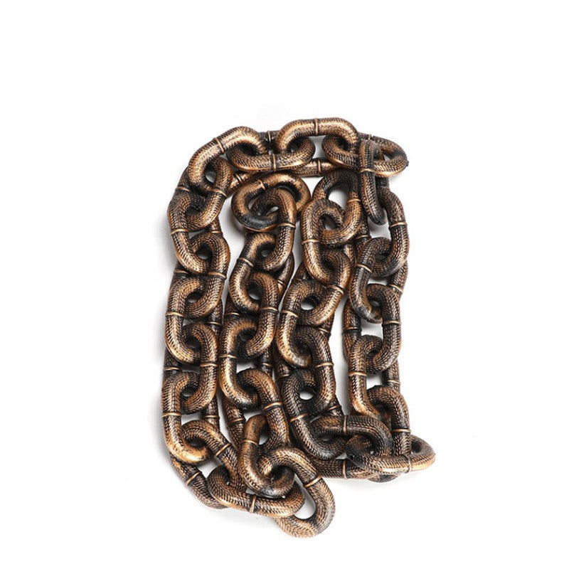 Halloween Haunted House Escape Room Bar Decoration Fake Chain Toys