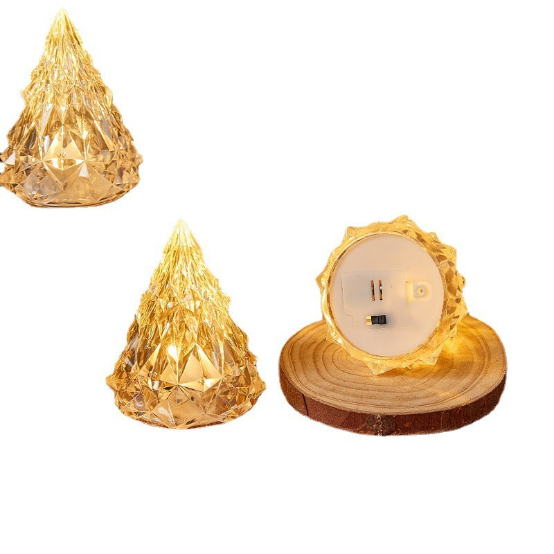 Iceberg Christmas Tree Night Lamp LED Bedside Atmosphere Candle Light