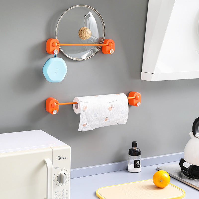 Perforation-Free Bathroom Towel Rack – No-Drill Adhesive Wall Mount