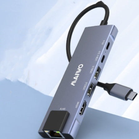 KH06RH1 Steam Deck 6-in-1 Docking Station – 4K HDMI, Gigabit Ethernet, 3×USB 3.0, USB-C PD, Stand