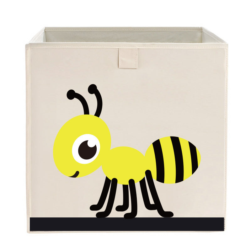 Children’s Fabric Folding Toy Storage Box – Collapsible Organizer