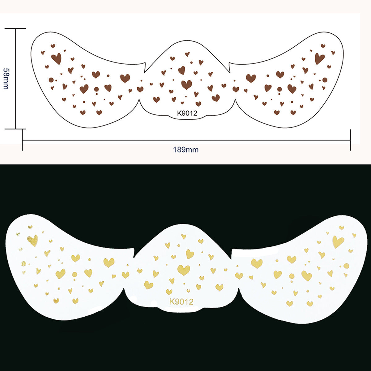 Freckle Tattoo Stickers – Waterproof Gold Dot Face & Eye Makeup Stickers for Women