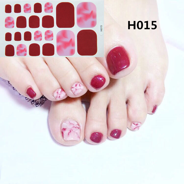 Toenail Sticker Mask Craft Summer
