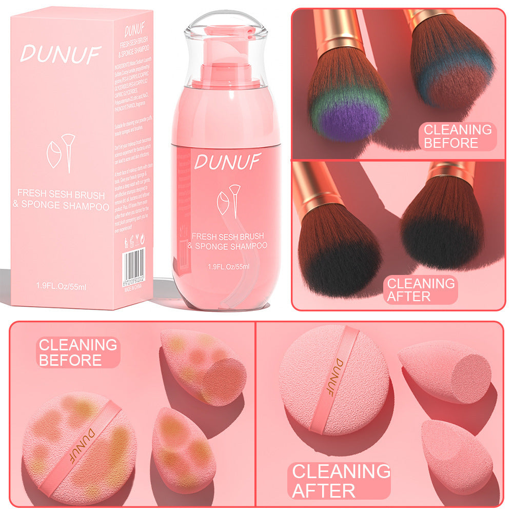 55ML Makeup Brush Cleaner – Portable Home Cleaning Tool
