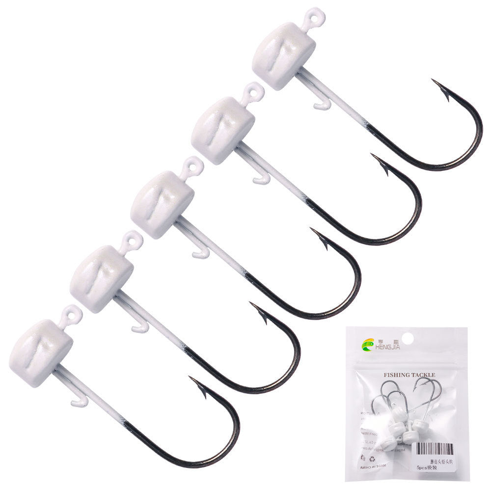 Mushroom-shaped Haircut Fishhook Jig Hook Suit Accessories