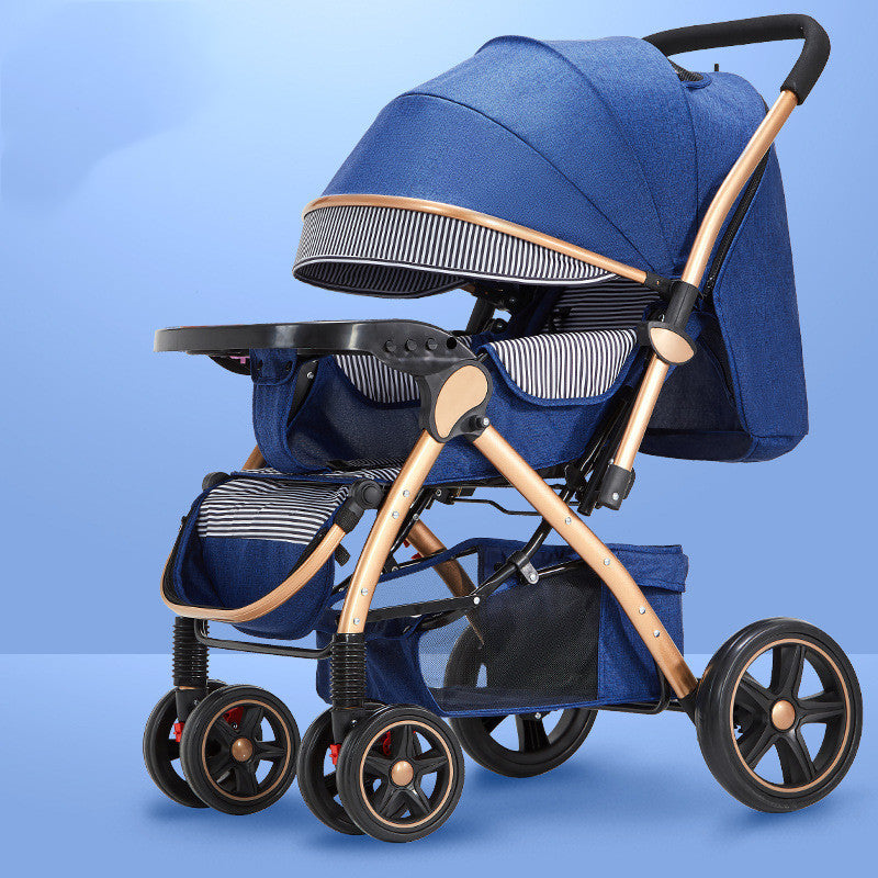 Lightweight Foldable Baby Stroller – One-Hand, Travel-Friendly