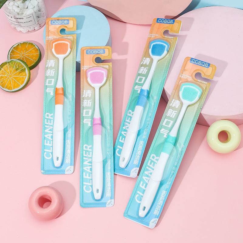 Tongue Coating Brush Cleaner Multifunction