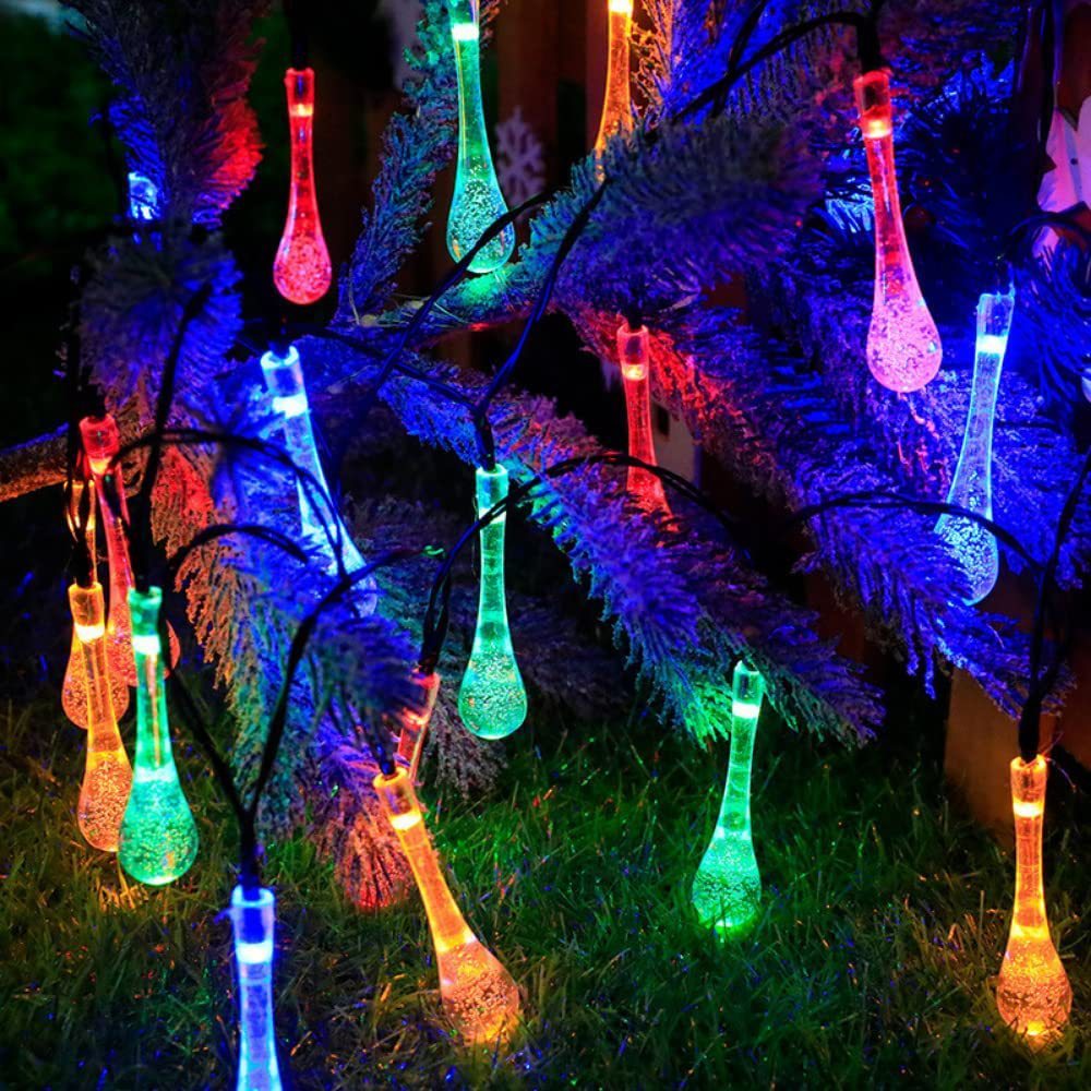 LED Water Drop Lighting Chain Usb Outdoor Decorative Lamp