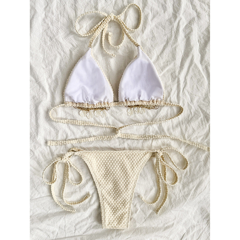 Women's Bikini Swimsuit Set – Polyester Bra & Briefs
