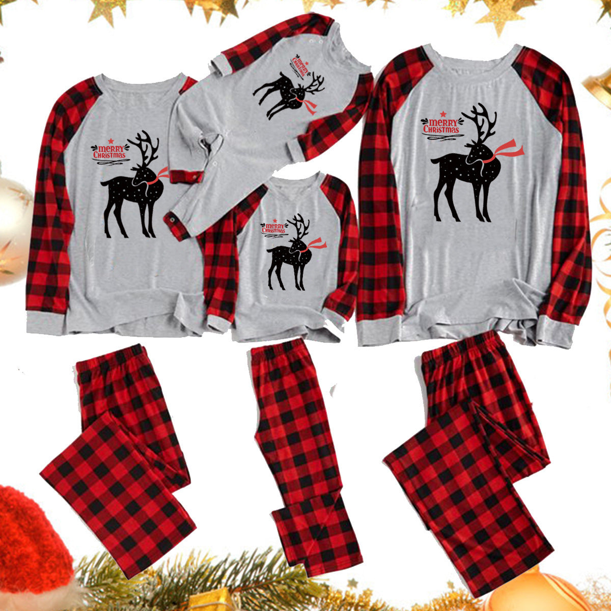 Christmas Home Service European And American Parent-child Clothing Christmas Home Service