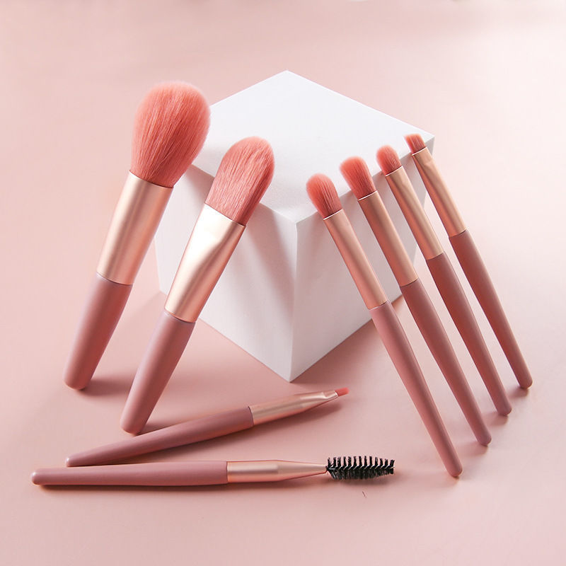 8-Piece Mini Makeup Brush Set – Beauty Tools Kit