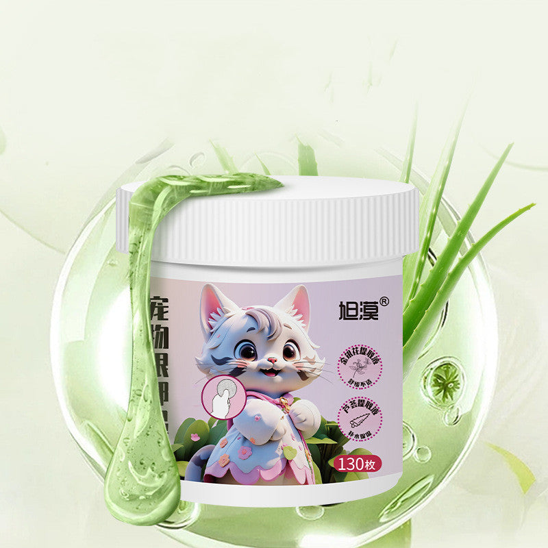 Pet Tear Removal Cleaning Wet Tissue