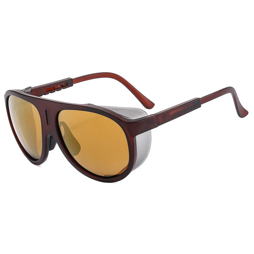 Large Frame Polarized Sunglasses for Outdoor Sports and Riding