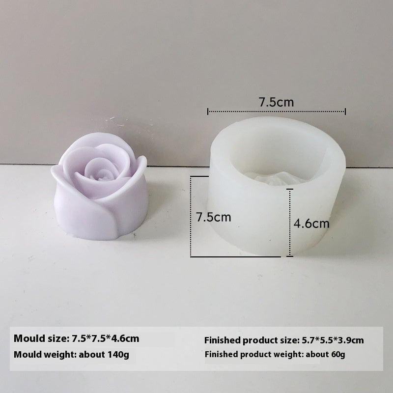 Flower Aromatherapy Candle Silicone Mold DIY