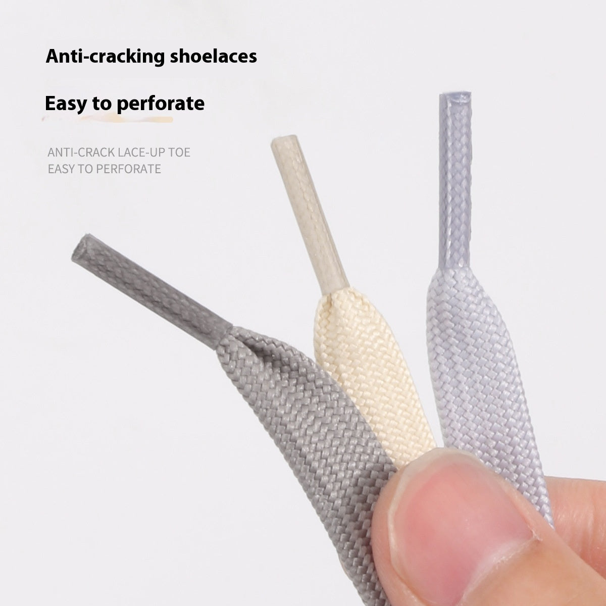 High-Top Canvas Shoe Woven Shoelaces – Durable Footwear Laces