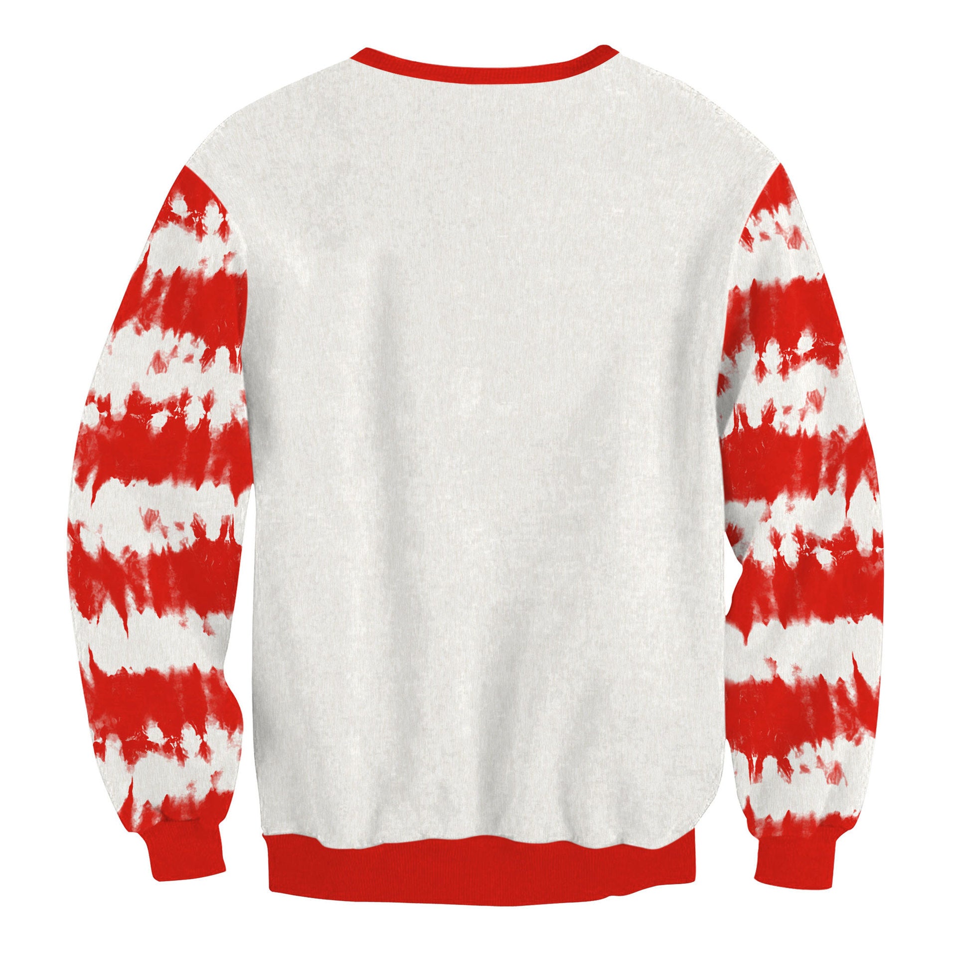 Men’s Fashion Christmas Tree Striped Digital Printing Couple Sweater – Street Style Holiday Wear