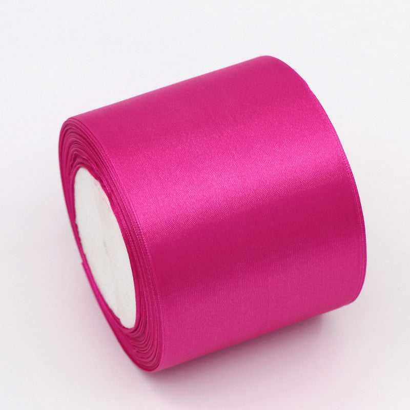 8CM Wide Ribbon Silk Colored Ribbons – Wedding, Craft, and DIY Decorations
