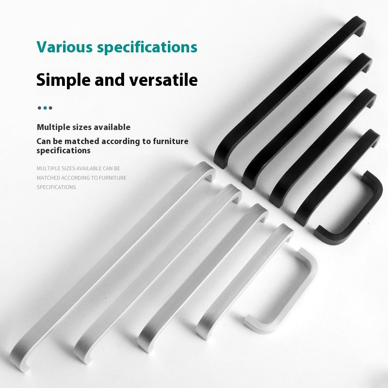 Aluminum Alloy Solid Wardrobe Handle Cabinet Door Handle